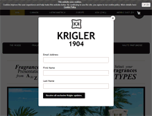 Tablet Screenshot of krigler.com